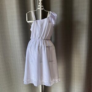 Girl's One-Shoulder Lavender Party Dress